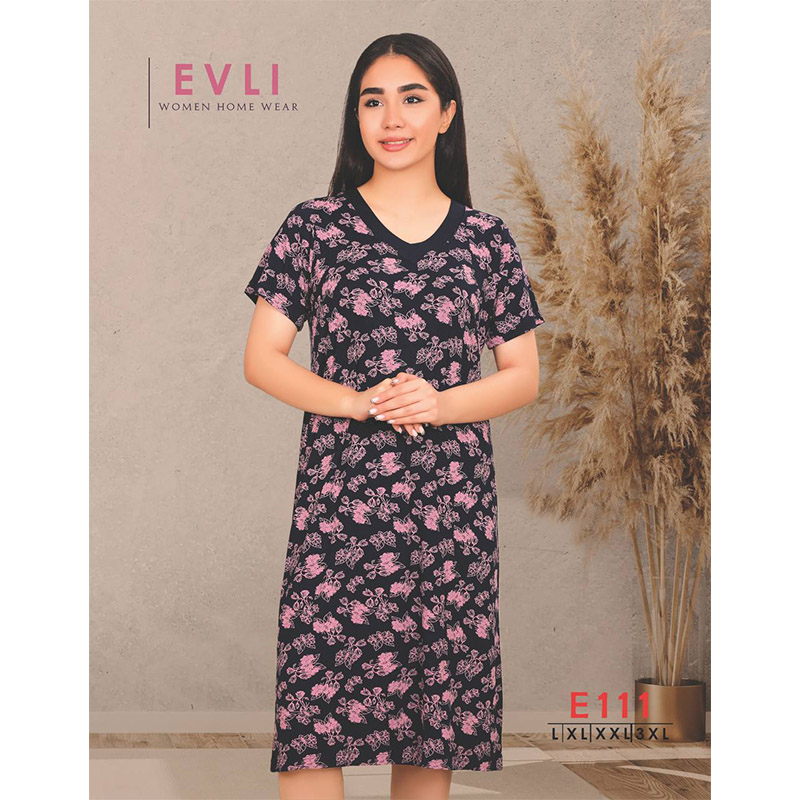 پیراهن آستین کوتاه زنانه  Evli  کد E111