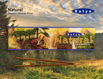 عود شاخه ای دست ساز نچرال {طبیعی} برند ساتیا | Natural satya
