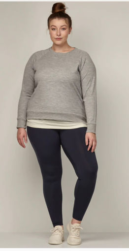 لگ میکروفیبر سایز بزرگ شاین ،کمر گنی _ OverSize Microfiber Leggings