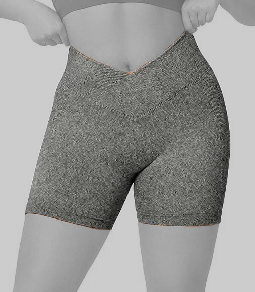 شورتک ورزشی کمر هفتی سیملس( بدون درز )