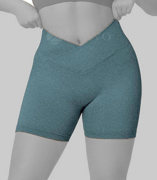 شورتک ورزشی کمر هفتی سیملس( بدون درز )