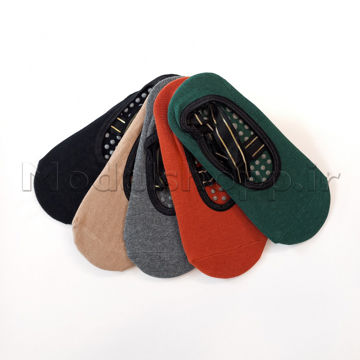 جوراب یوگا، پیلاتس بند مشکی ضربدری - Yoga, Pilates Socks
