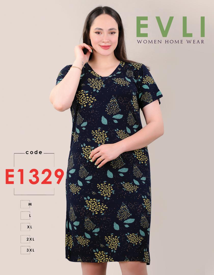 پیراهن آستین کوتاه زنانه Evli کد 1329