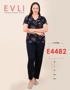 ست تیشرت شلوار زنانه Evli کد 4482