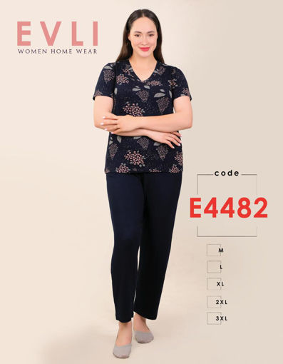 ست تیشرت شلوار زنانه Evli کد 4482