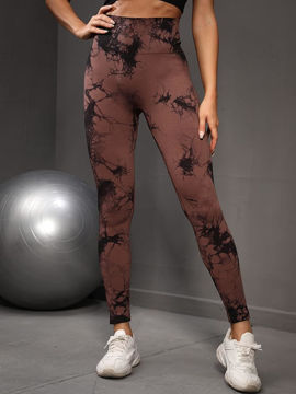 لگ سیملس پشت چین دار ابر و بادی _ Seamless Leggings