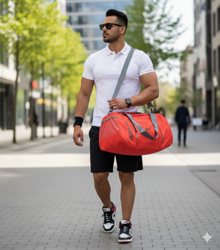 ساک ورزشی شمعی طرح JUST DO IT