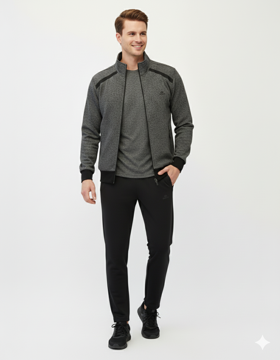 ست ورزشی مردانه تامی لایف (سایز M) ترک درجه یک | Tommy Life Men's Sports Set