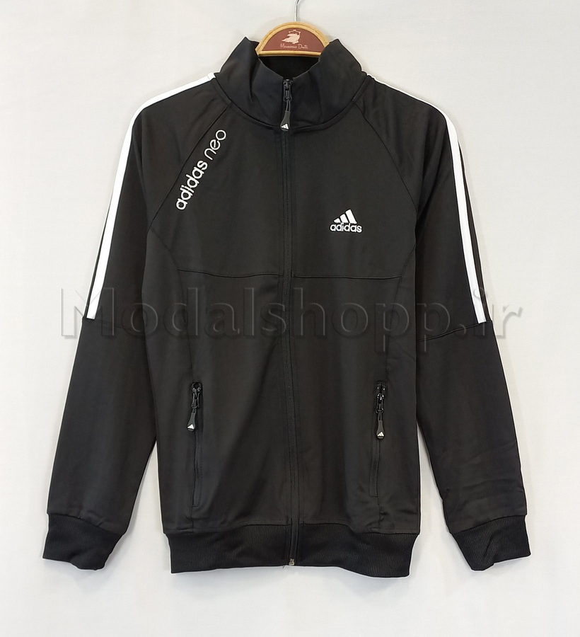 ست ورزشی مردانه آدیداس، مشکی، ترک درجه یک | Adidas men's sports set