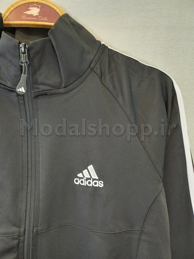 ست ورزشی مردانه آدیداس، مشکی، ترک درجه یک | Adidas men's sports set