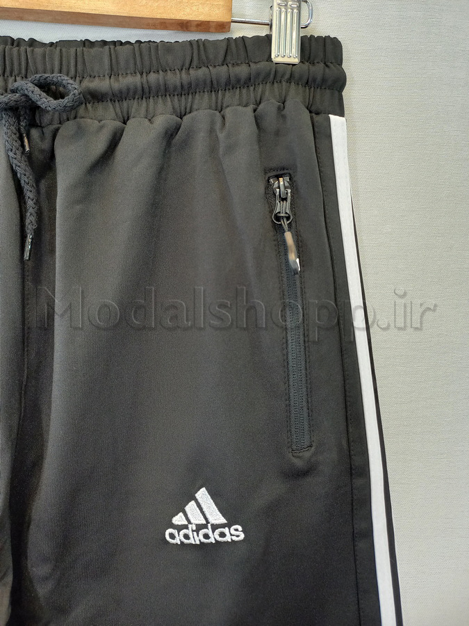 ست ورزشی مردانه آدیداس، مشکی، ترک درجه یک | Adidas men's sports set