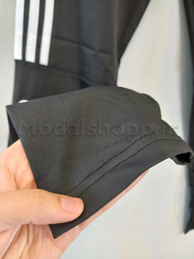 ست ورزشی مردانه آدیداس، مشکی، ترک درجه یک | Adidas men's sports set