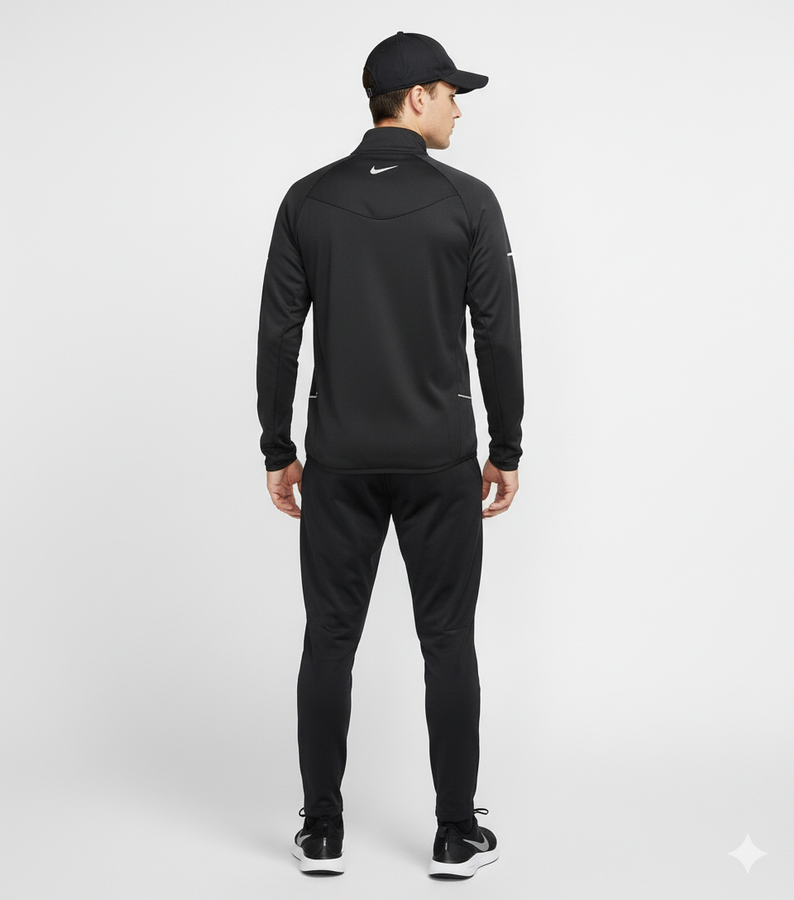 ست ورزشی مردانه نایک فینگردار ، مشکی، ترک درجه یک | Nike men's sports set