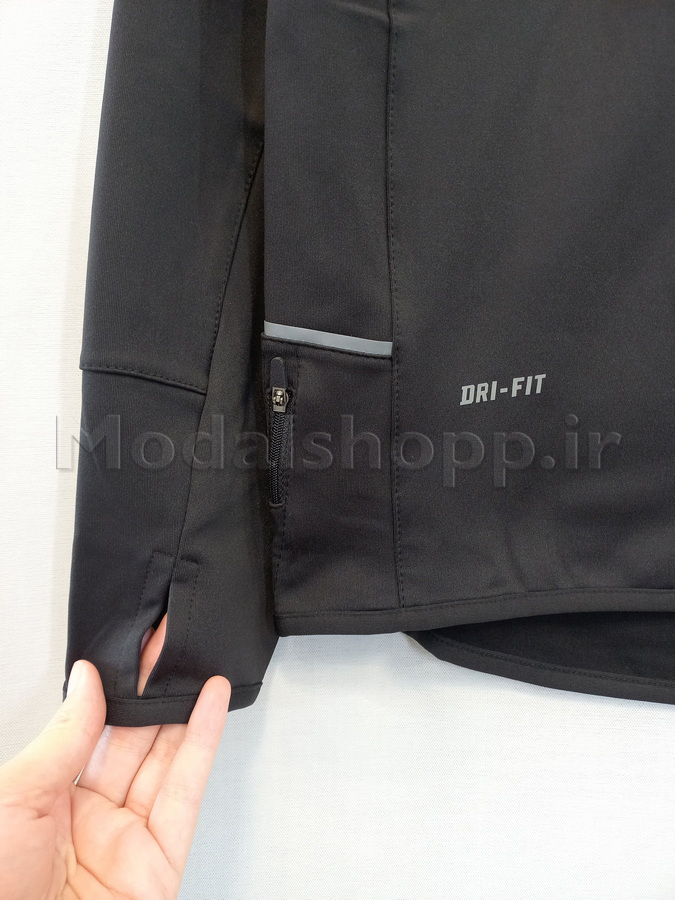 ست ورزشی مردانه نایک فینگردار ، مشکی، ترک درجه یک | Nike men's sports set