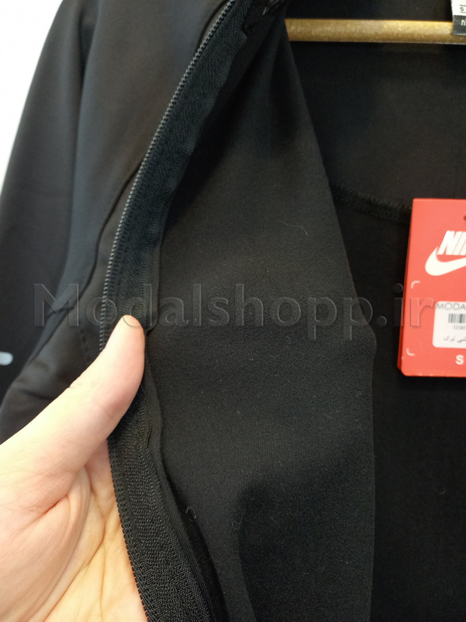 ست ورزشی مردانه نایک فینگردار ، مشکی، ترک درجه یک | Nike men's sports set