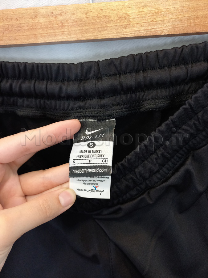 ست ورزشی مردانه نایک فینگردار ، مشکی، ترک درجه یک | Nike men's sports set