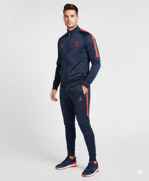 ست ورزشی مردانه پاریس، سورمه ای، ترک درجه یک |  men's sports set