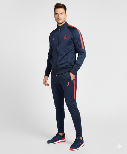 ست ورزشی مردانه پاری‌سن ژرمن ، سورمه ای، ترک درجه یک |   Paris Saint-Germain F.C. men's sports set