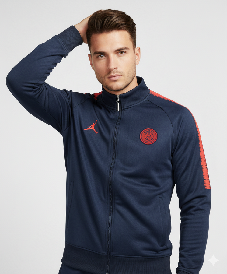 ست ورزشی مردانه پاریس، سورمه ای، ترک درجه یک |  men's sports set