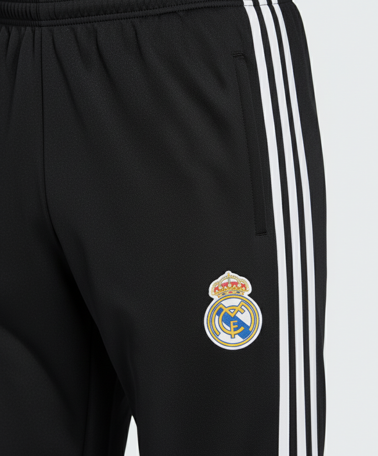 ست ورزشی مردانه رئال مادرید، مشکی، ترک درجه یک | Real Madrid men's sports set