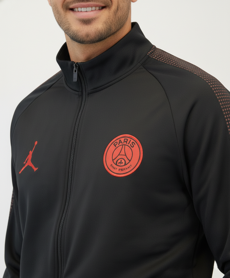 ست ورزشی مردانه پاری‌سن ژرمن ، مشکی، ترک درجه یک |   Paris Saint-Germain F.C. men's sports set