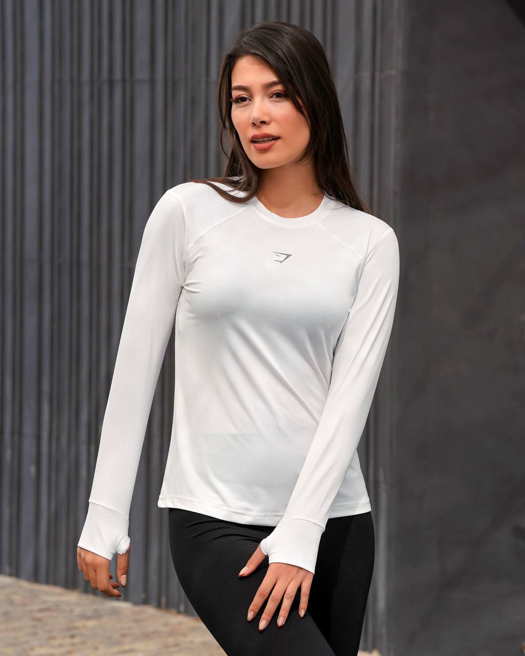 بلوز ورزشی زنانه فینگردار جیم شارک | Gym shark