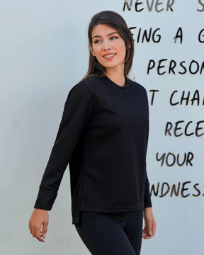 بلوز آستین بلند ورزشی زنانه، بیسکوئیتی