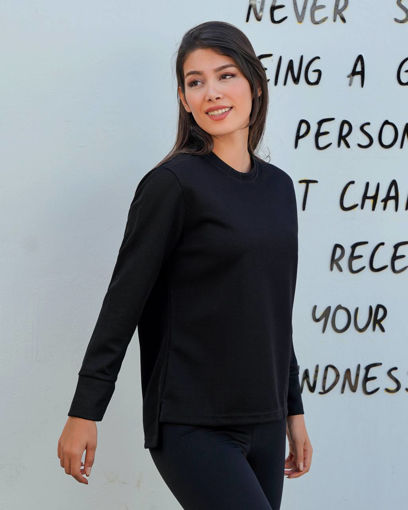 بلوز آستین بلند ورزشی زنانه، بیسکوئیتی