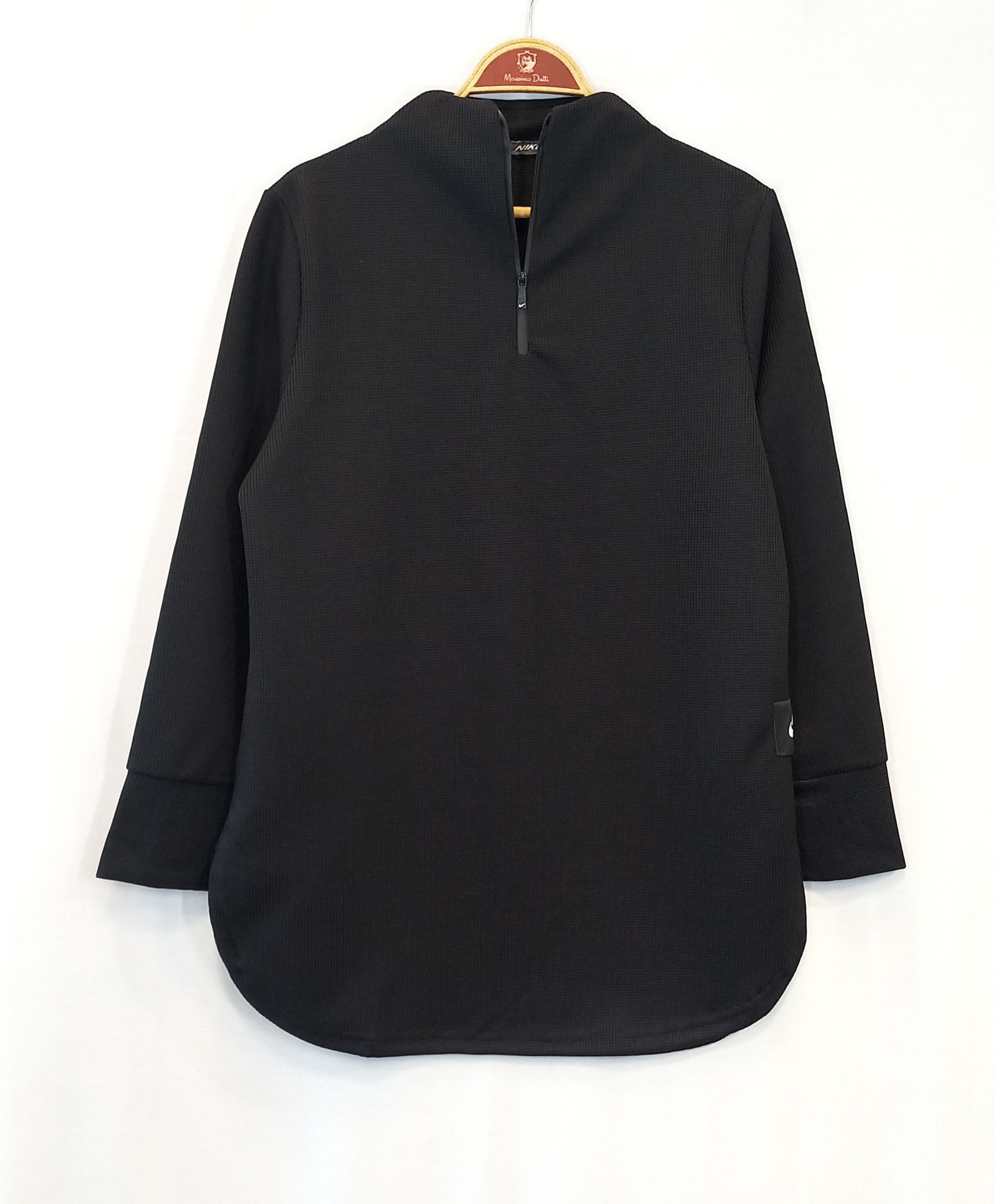 مانتو ورزشی زنانه نیم‌زیپ بیسکوئیتی