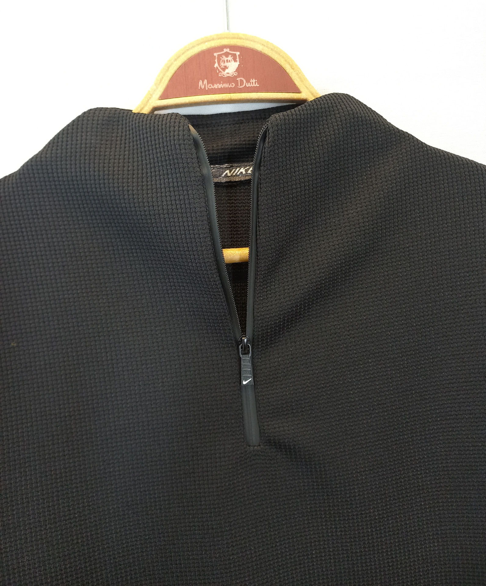 مانتو ورزشی زنانه نیم‌زیپ بیسکوئیتی