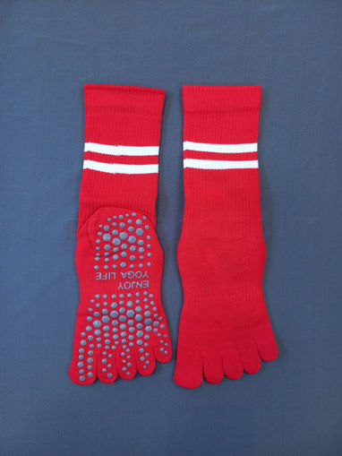 جوراب ساقدار یوگا انگشتی | Yoga & Pilates Socks