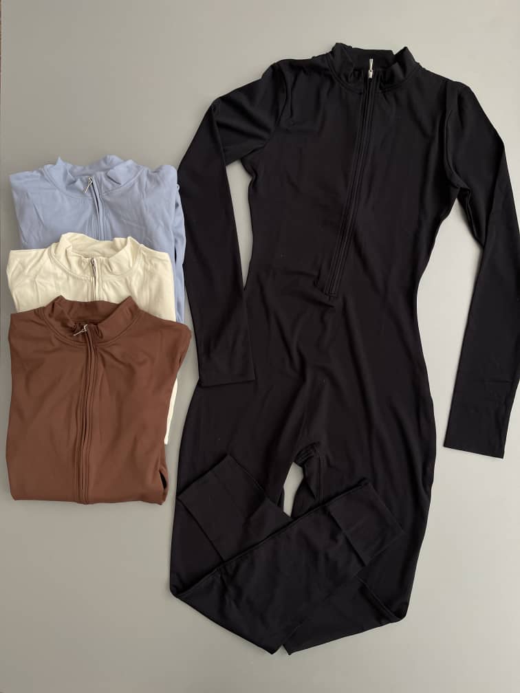 اوورال نیم زیپ وارداتی - Gym Overall