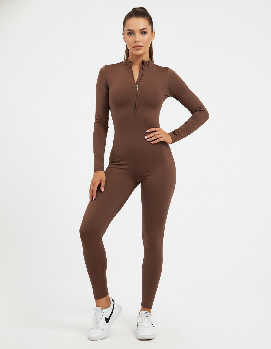 اوورال نیم زیپ وارداتی - Gym Overall