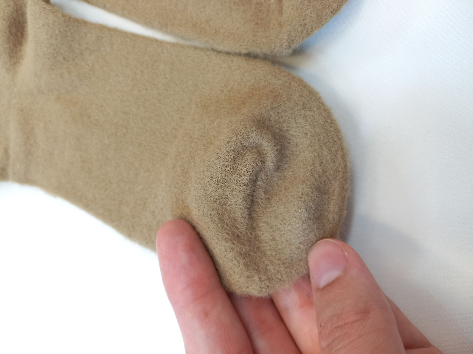 جوراب ساقدار پشمی زنانه (گلدوزی خرس)