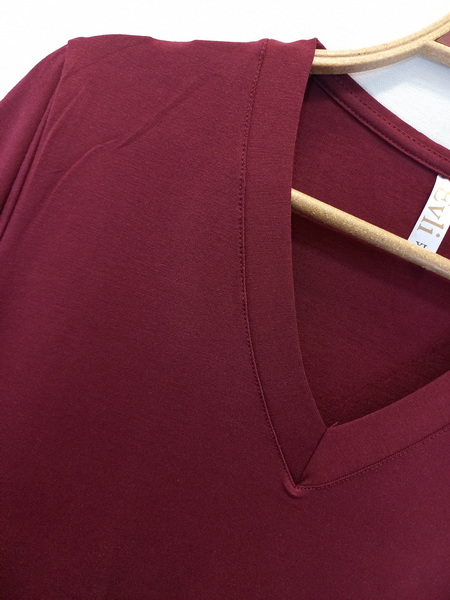 پیراهن آستین سه ربع زنانه Evli کد657 (سایز بزرگ)