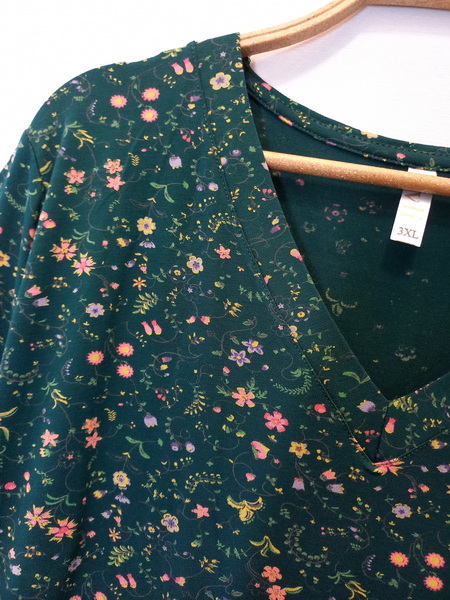 پیراهن آستین سه ربع زنانه Evli کد 659 (سایز بزرگ)