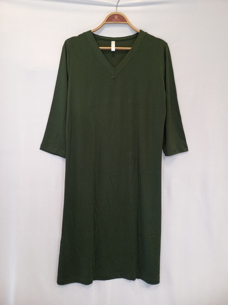 پیراهن آستین سه ربع زنانه Evli کد656 (سایز بزرگ)