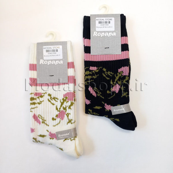 جوراب ساقدار زنانه طرحدار