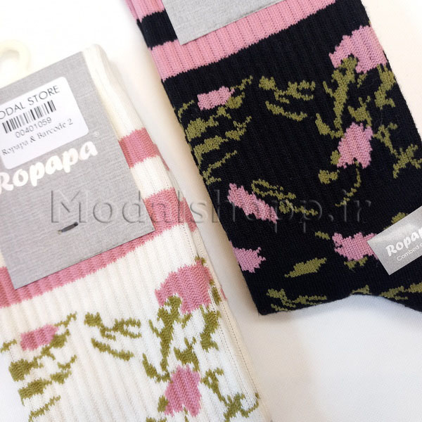 جوراب ساقدار زنانه طرحدار