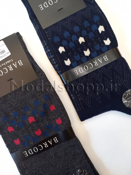 جوراب ساقدار مردانه طرحدار