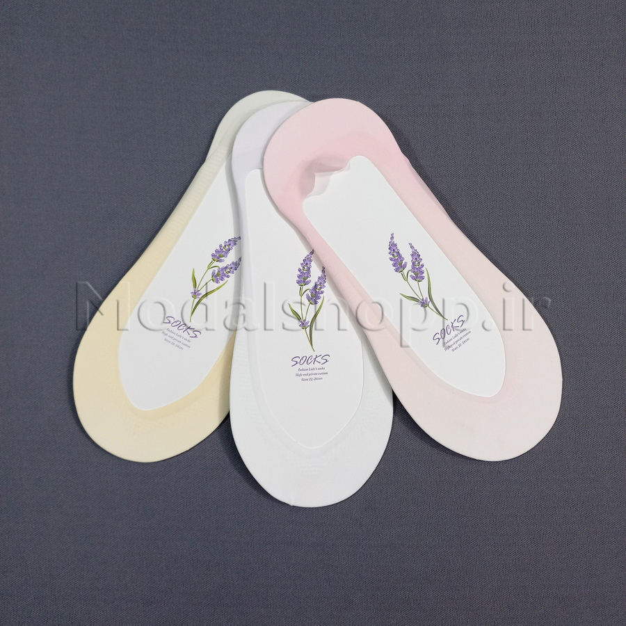 جوراب کالج زنانه آبرنگی (رویه کوتاه)