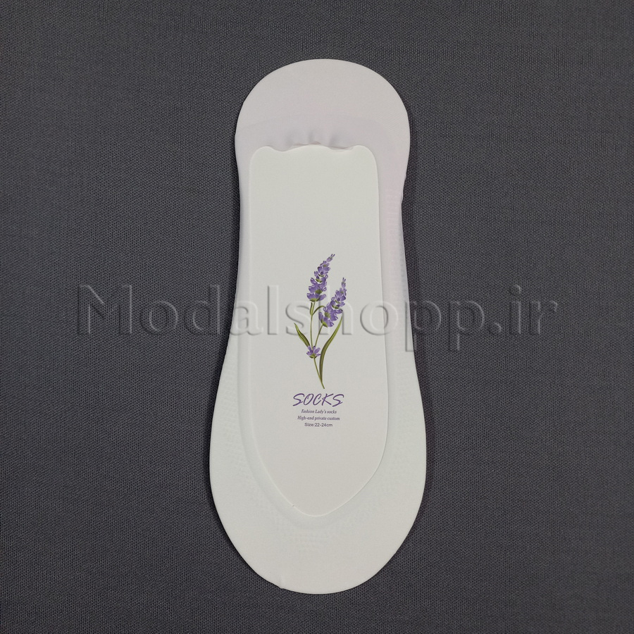 جوراب کالج زنانه آبرنگی (رویه کوتاه)