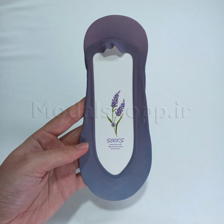 جوراب کالج زنانه آبرنگی (رویه کوتاه)