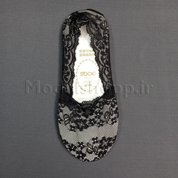 جوراب کالج مجلسی گیپور (طرح گل) زنانه