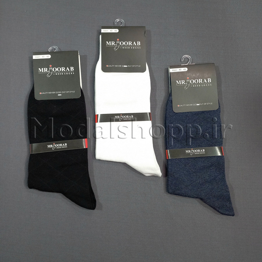 جوراب ساقدار طرحدار مردانه مسترجوراب | Mr. Joorab