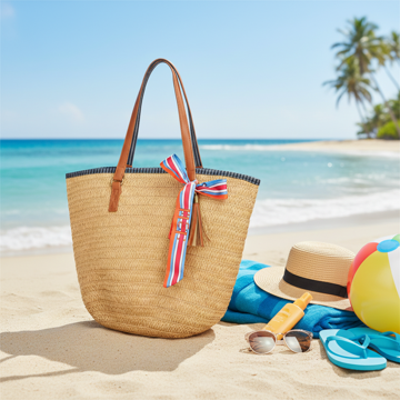 کیف ساحلی حصیری وارداتی