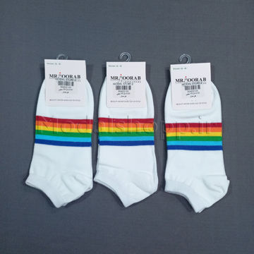 جوراب مچی زنانه رنگین کمان مسترجوراب | Mr Joorab