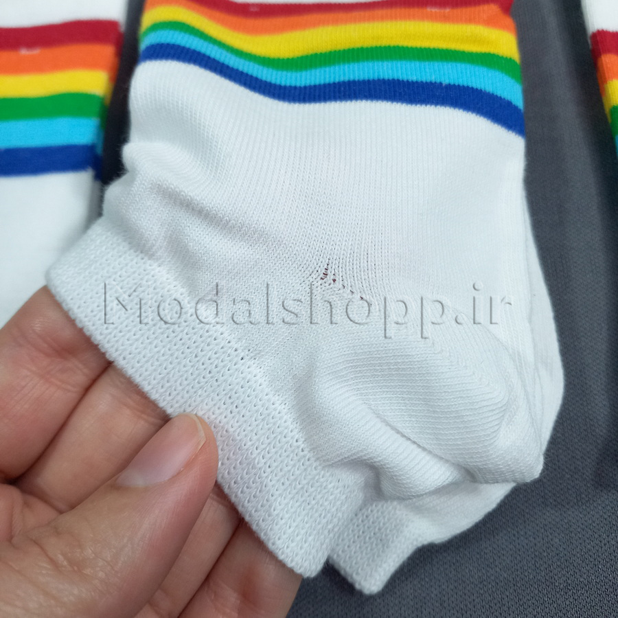 جوراب مچی زنانه رنگین کمان مسترجوراب | Mr Joorab