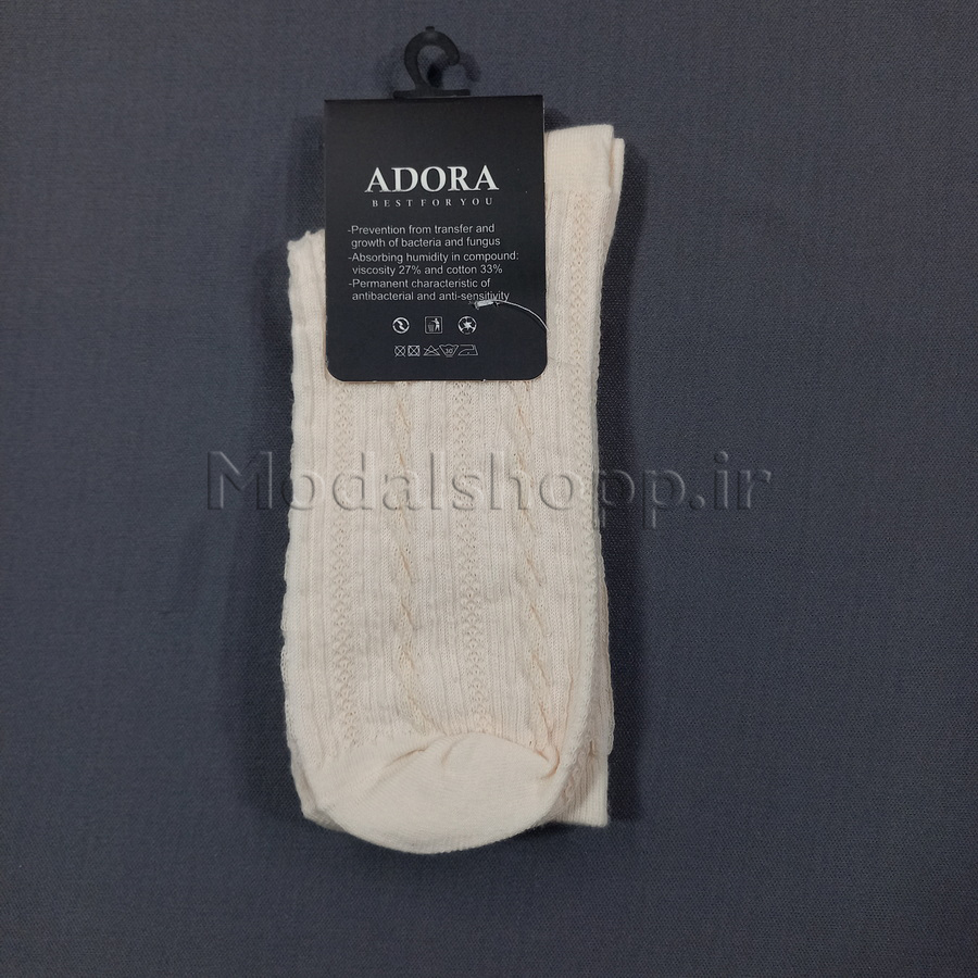 جوراب ساقدار گندمی زنانه