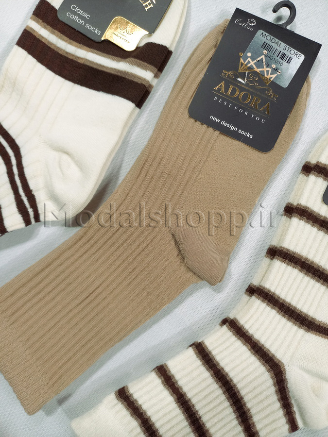 جوراب ساقدار راه راه زنانه